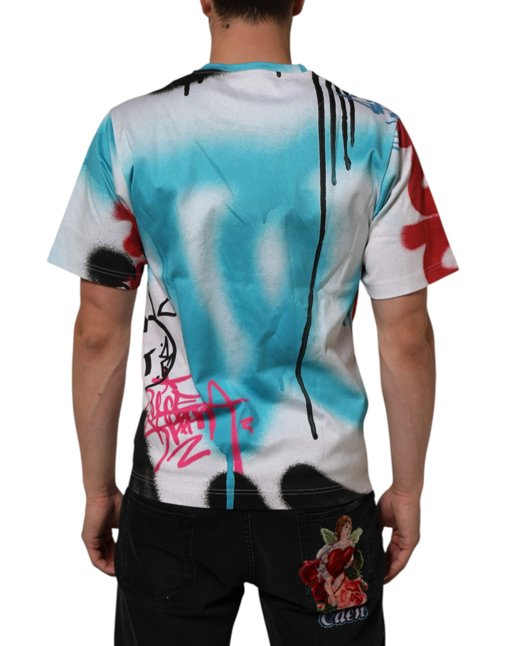Dolce & Gabbana White Short-Sleeve Shirt for Men side view