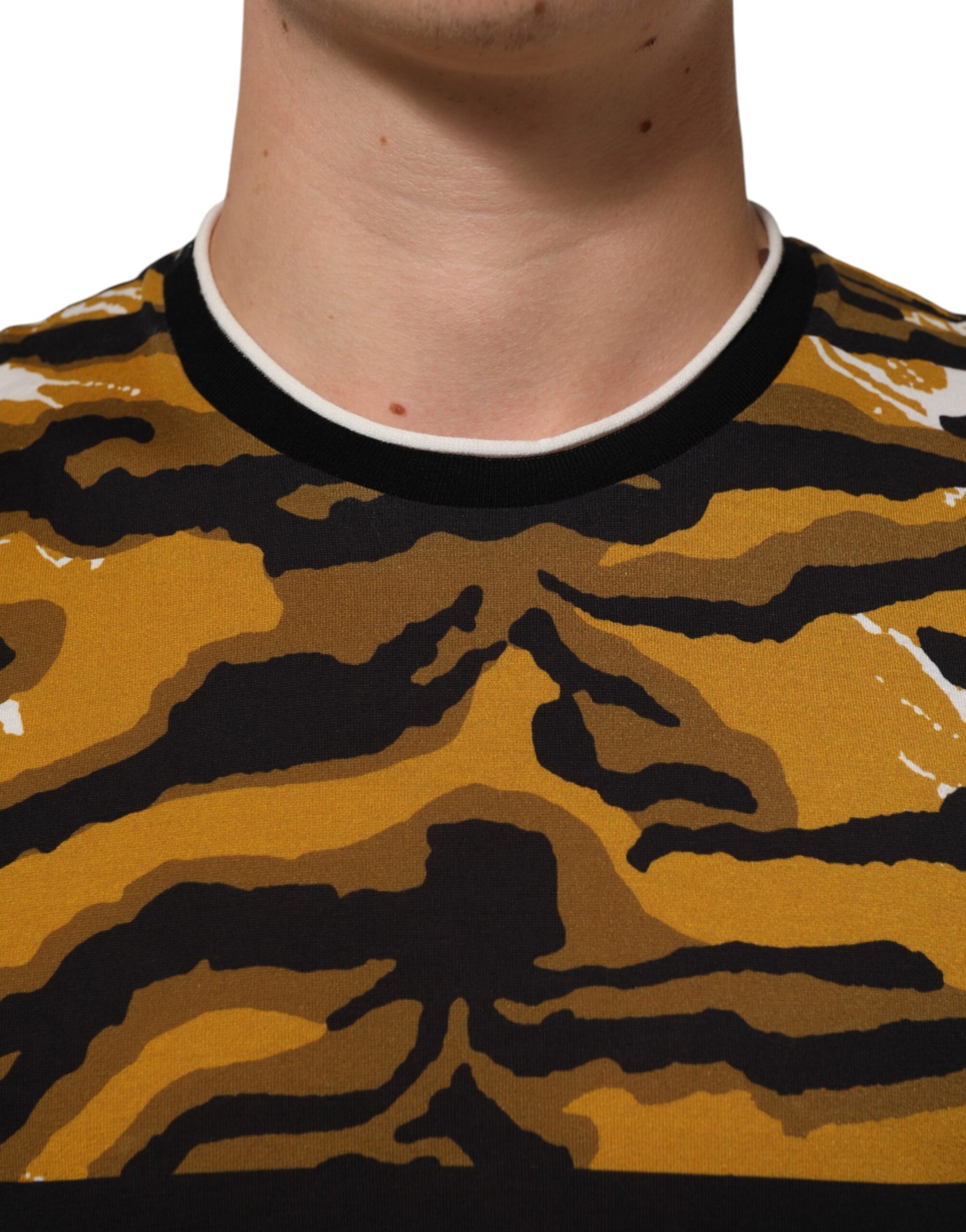 Dolce & Gabbana Multicolor Short-Sleeve Shirt for Men additional view