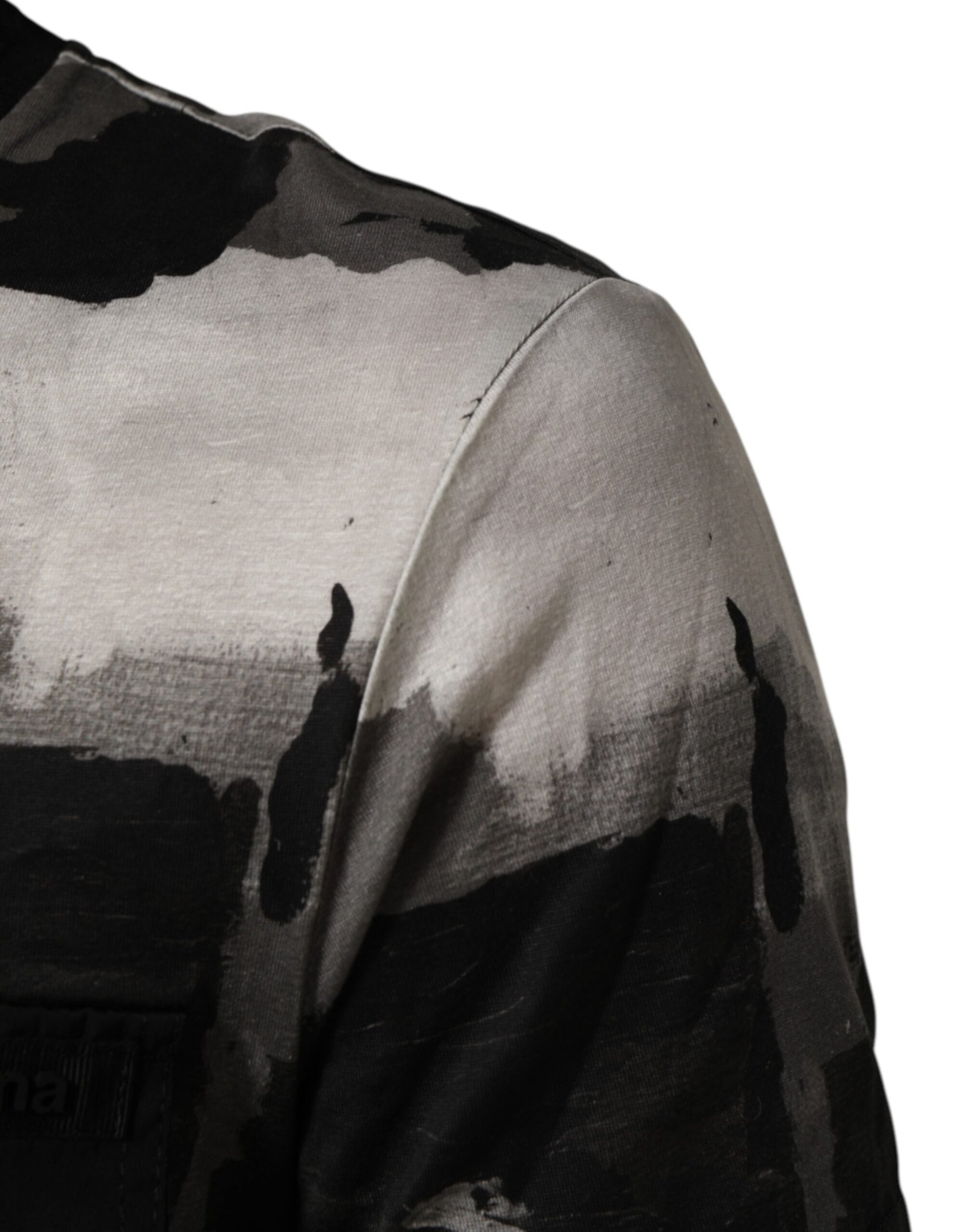 T-shirt homme Dolce & Gabbana manches courtes camouflage multicolore
