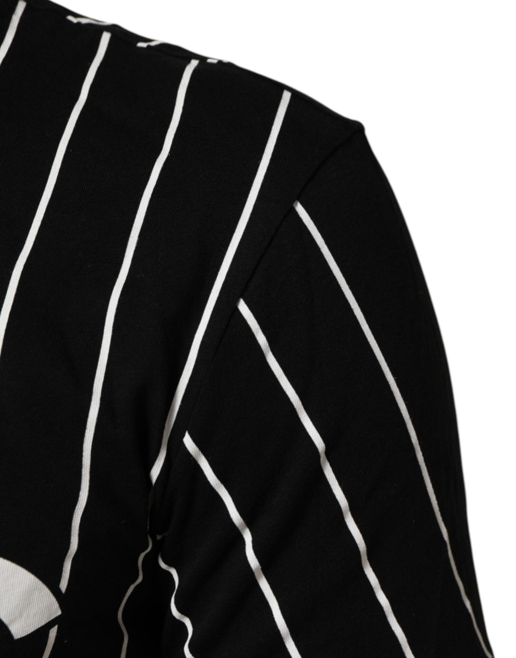 T-shirt Dolce & Gabbana en coton noir à pois et col rond