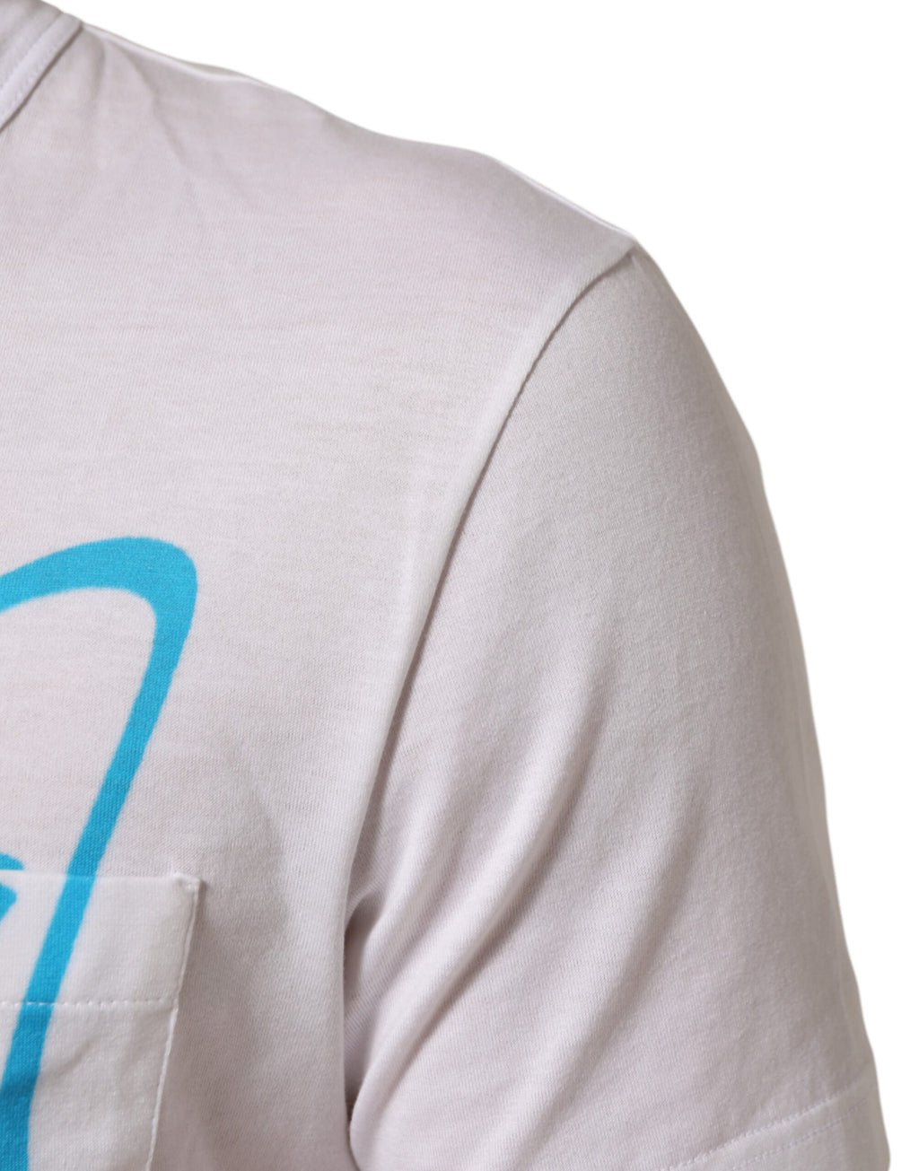 T-shirt Dolce & Gabbana en coton blanc à col rond et imprimé graphique