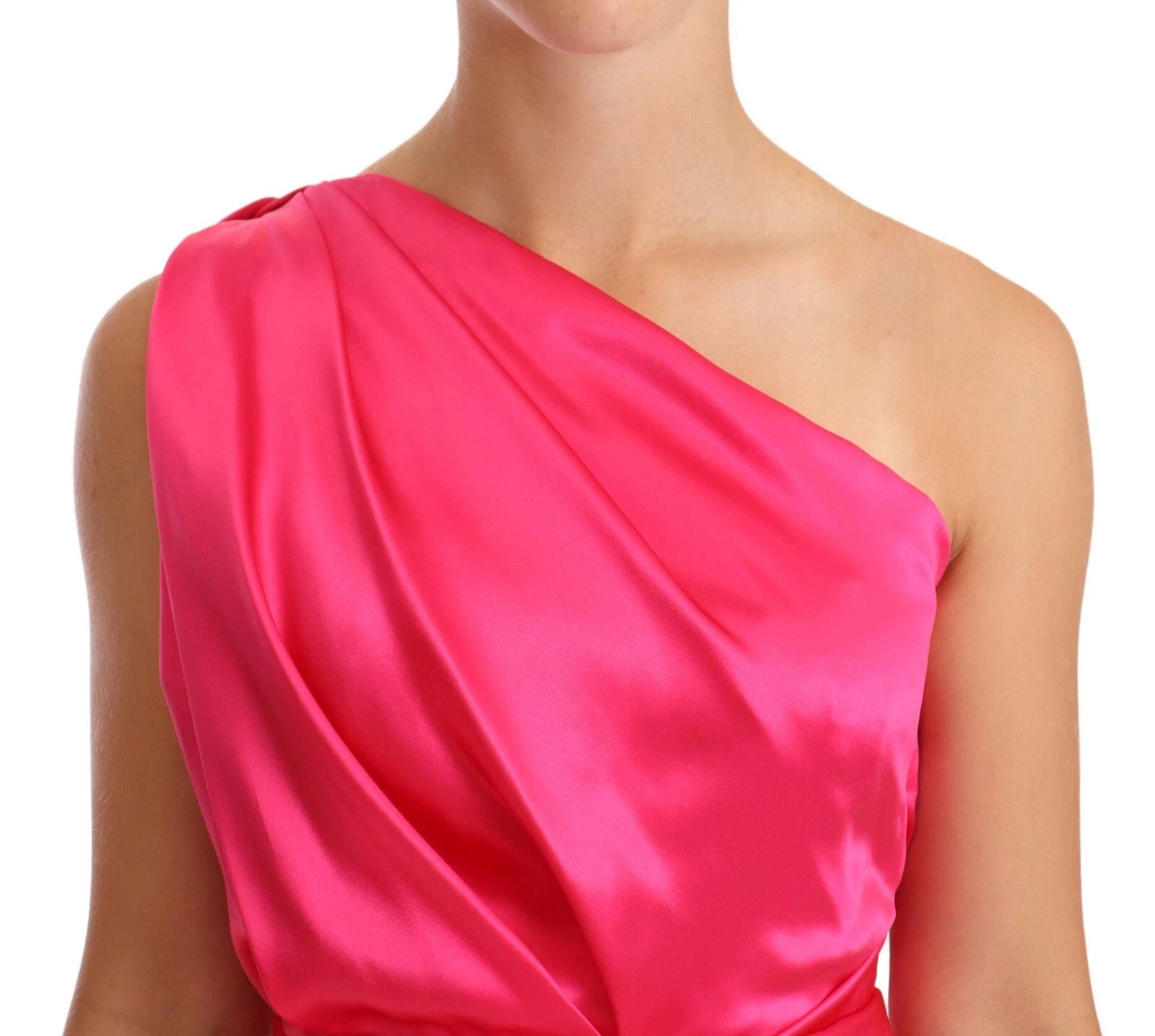 Dolce & Gabbana Pink Long Dress for Women side view