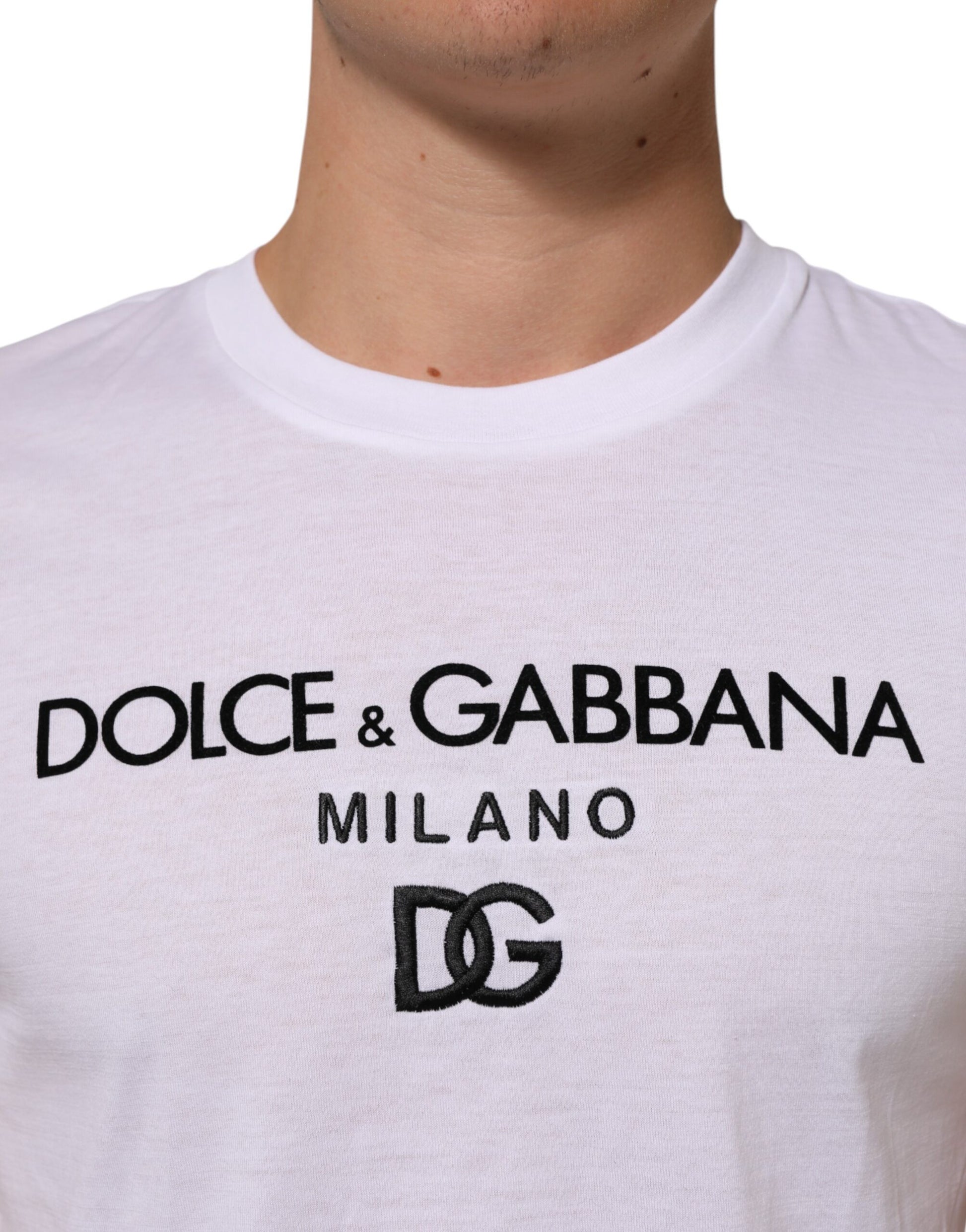 Dolce & Gabbana White Short-Sleeve Shirt for Men additional view