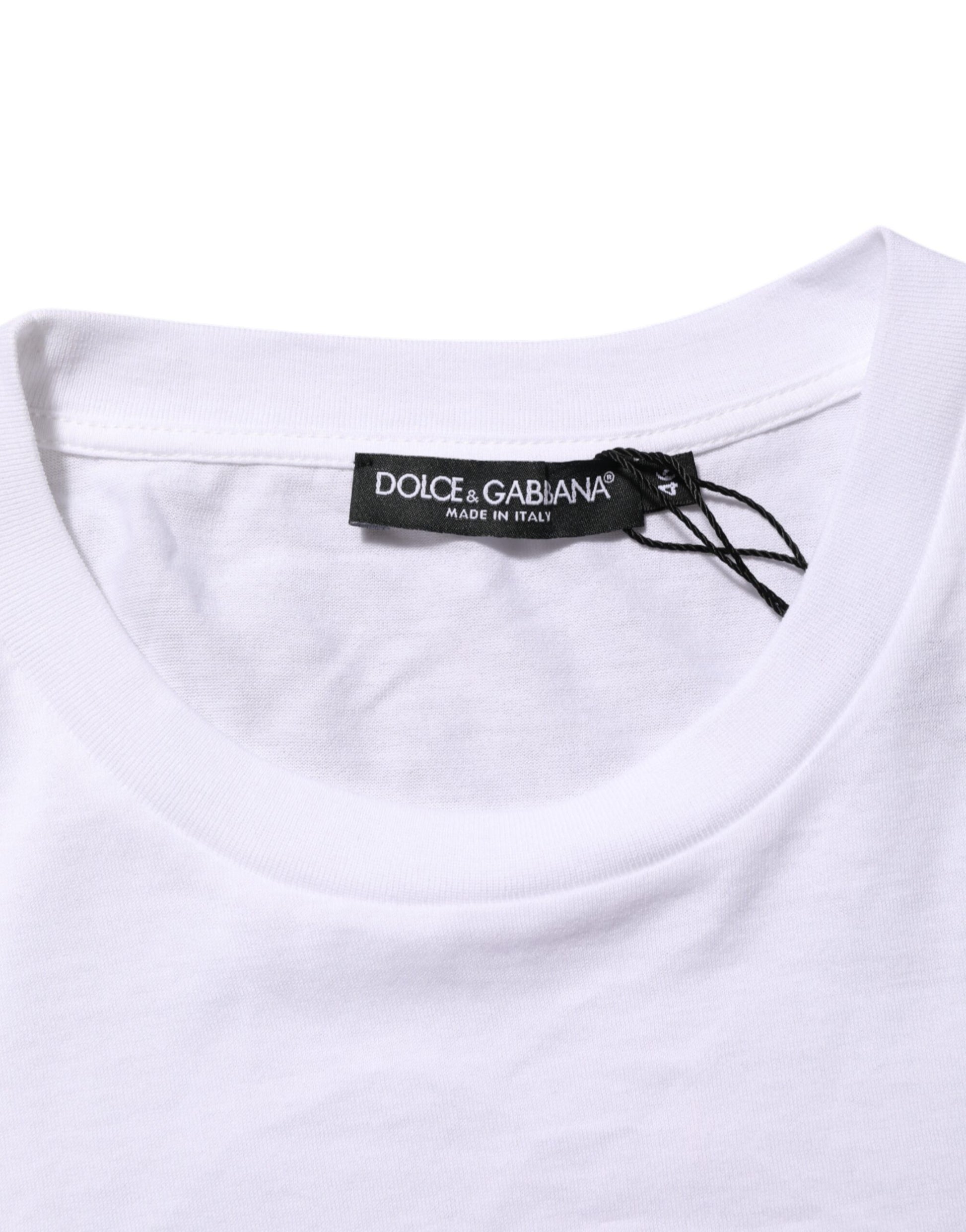 Dolce & Gabbana White Short-Sleeve Shirt for Men additional view