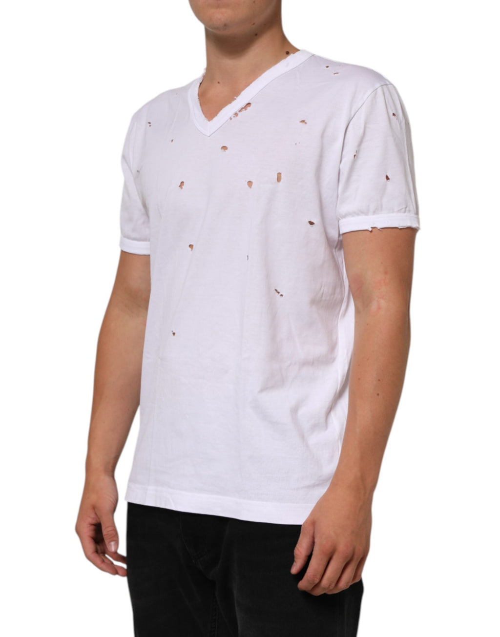 Dolce & Gabbana White Shortsleeve for Men detail view