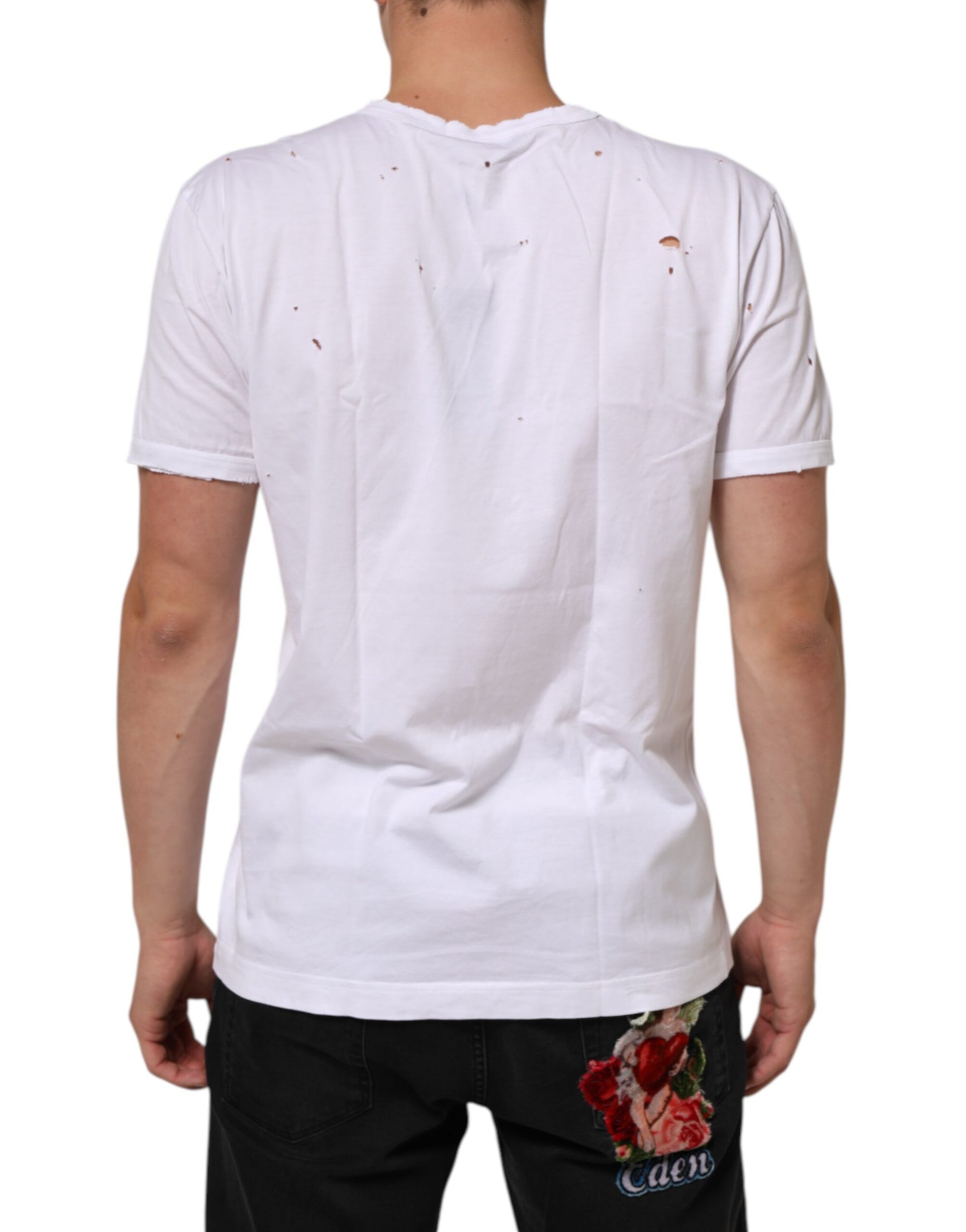 Dolce & Gabbana White Shortsleeve for Men side view