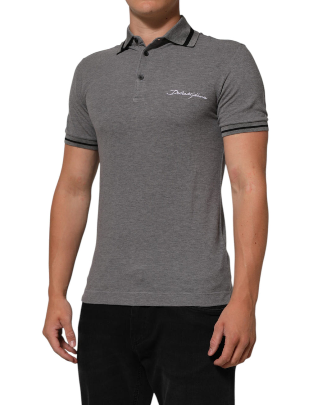 Dolce & Gabbana Grey Shirt for Men detail view