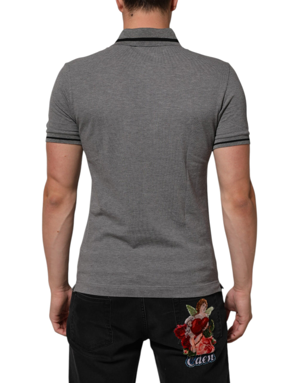 Dolce & Gabbana Grey Shirt for Men side view
