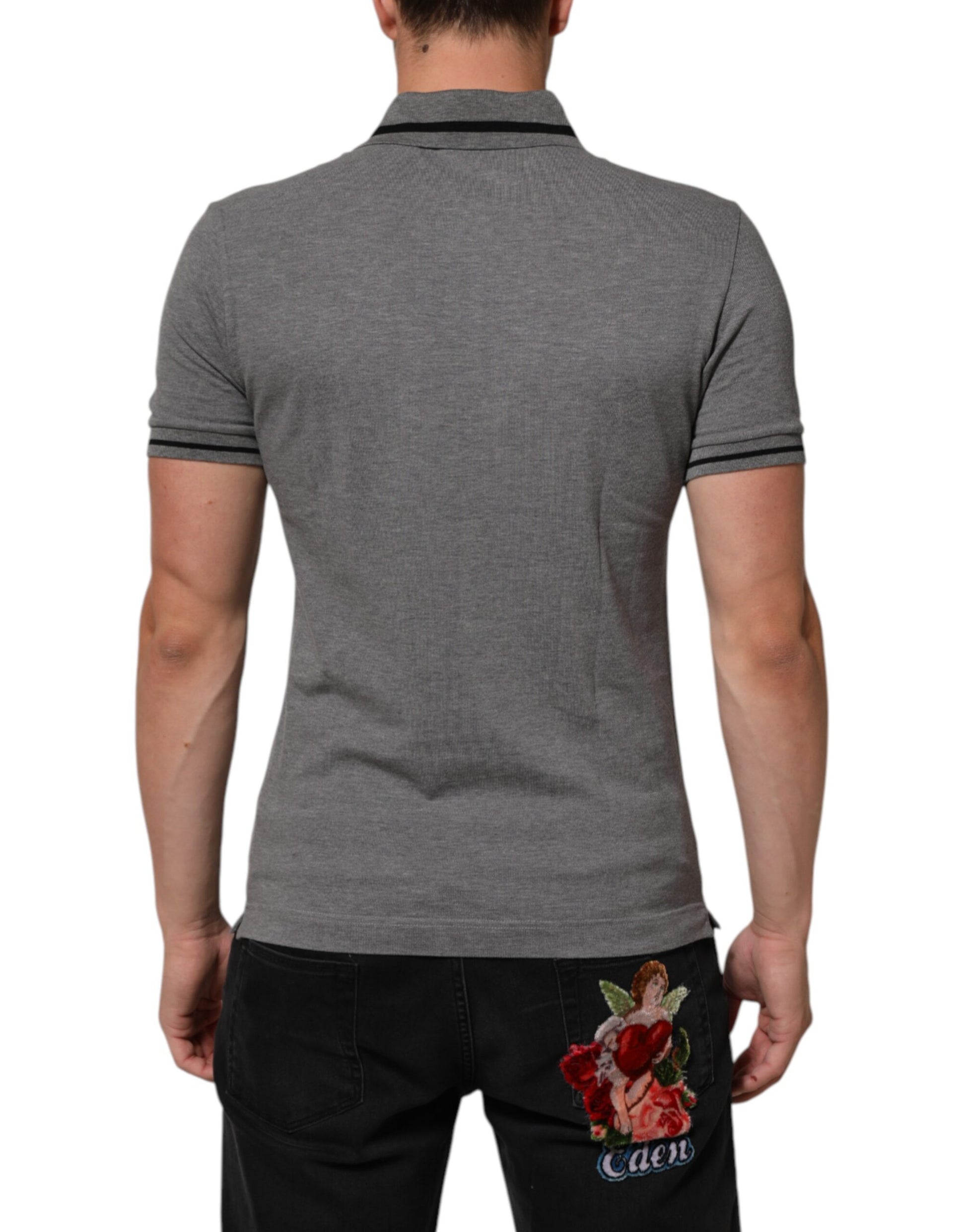 Dolce & Gabbana Grey Shirt for Men side view