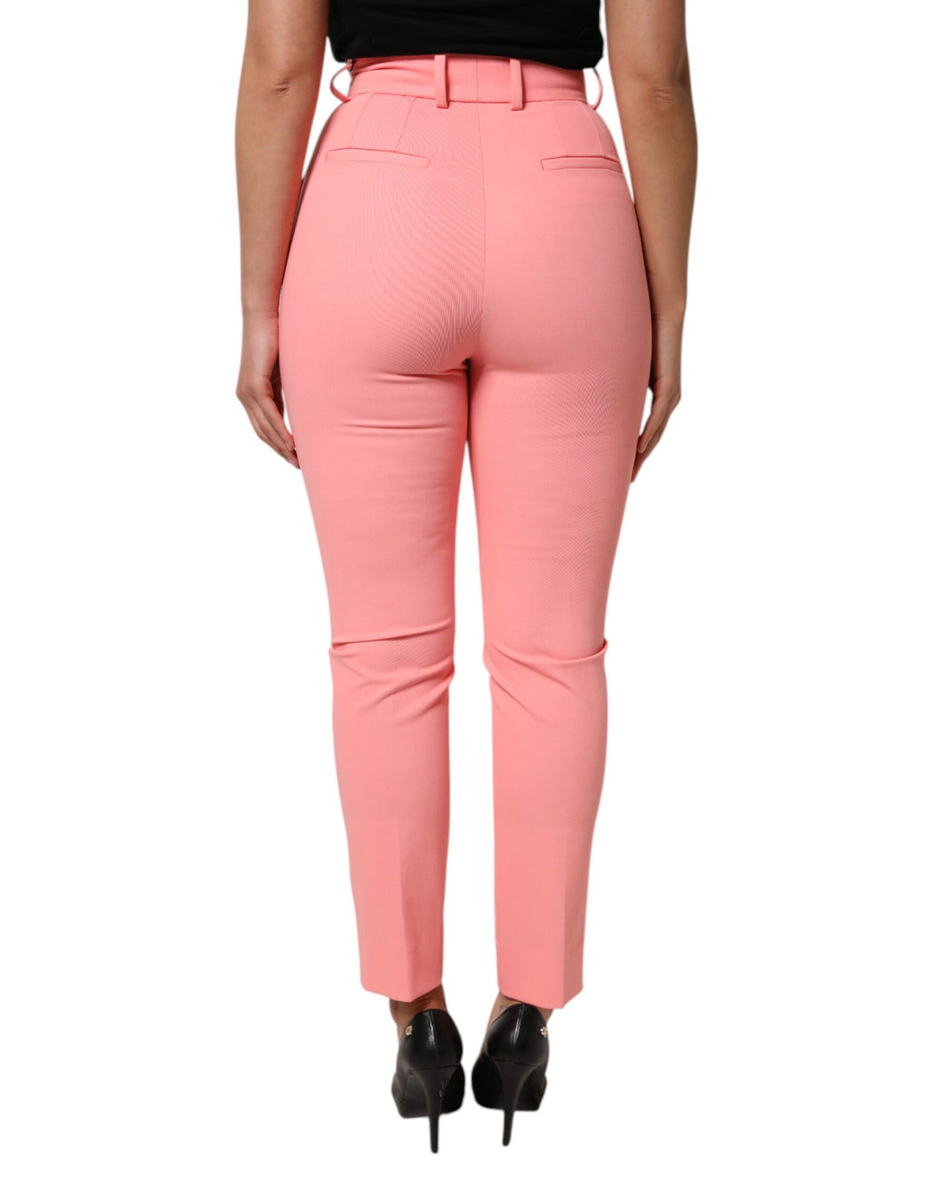 Dolce & Gabbana Pink Dress Pants for Women side view