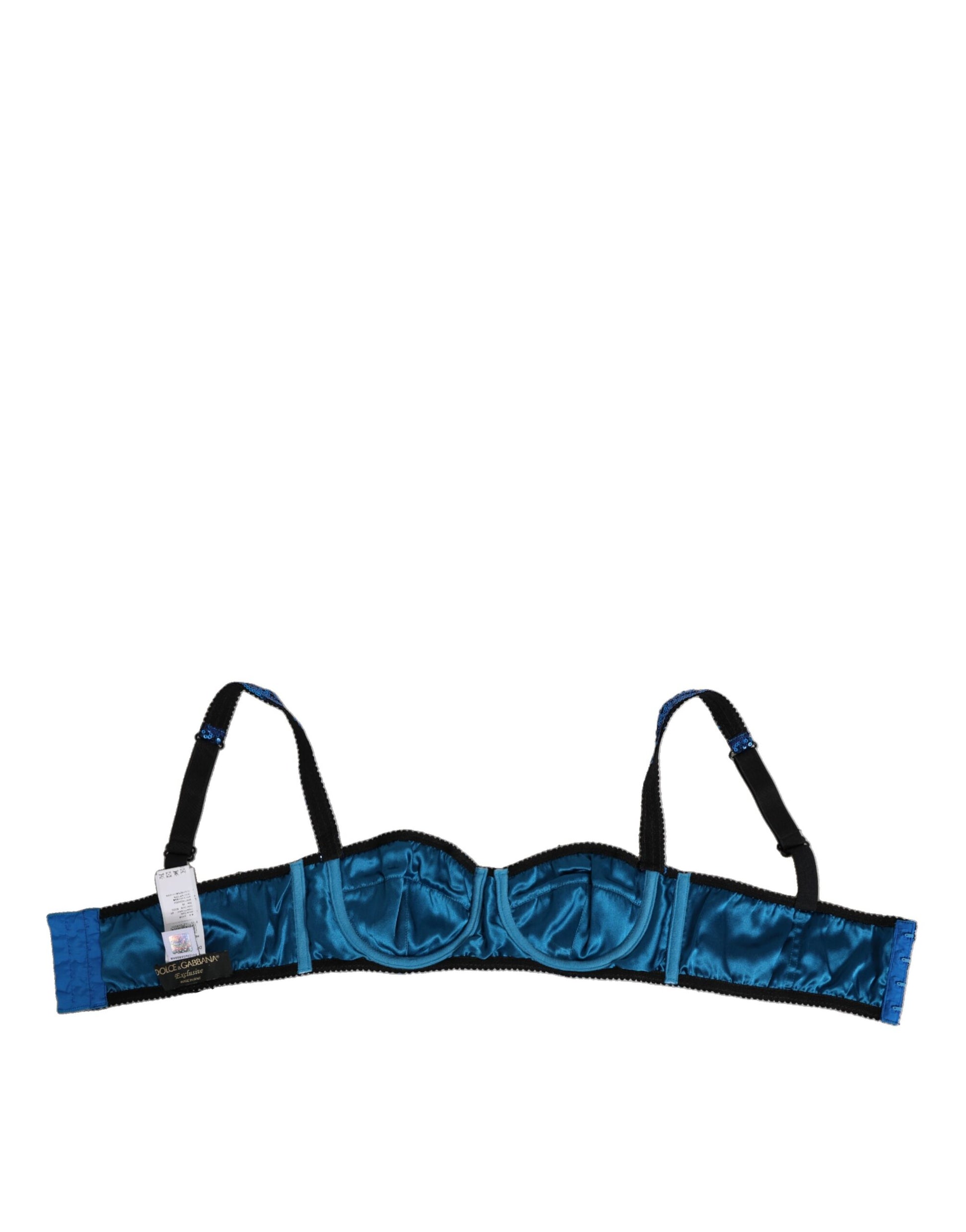Dolce & Gabbana Blue Bras for Women side view