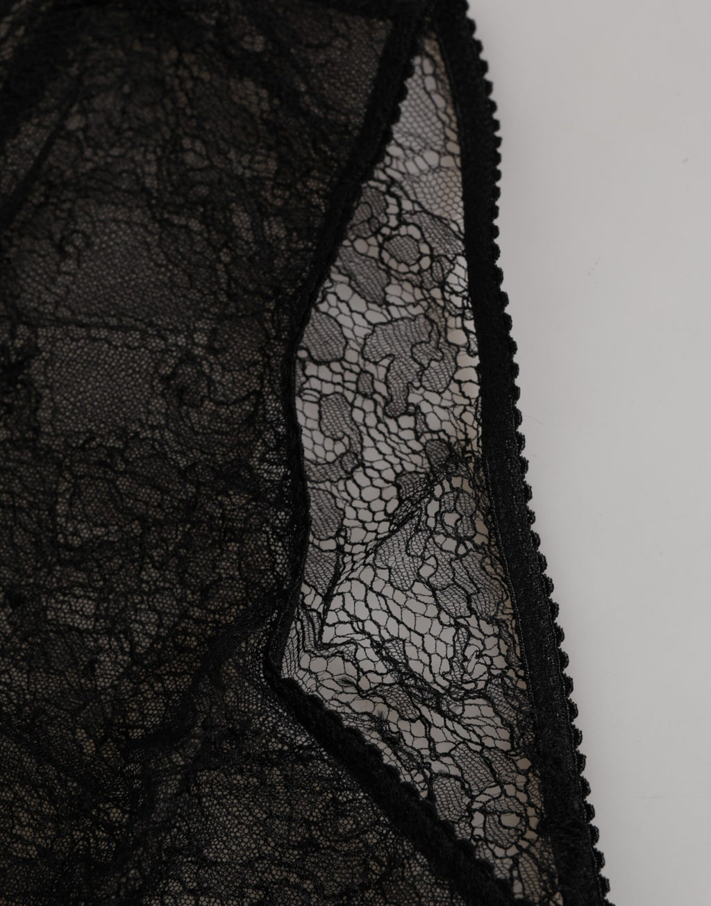 Slip taille haute Dolce & Gabbana en nylon extensible noir