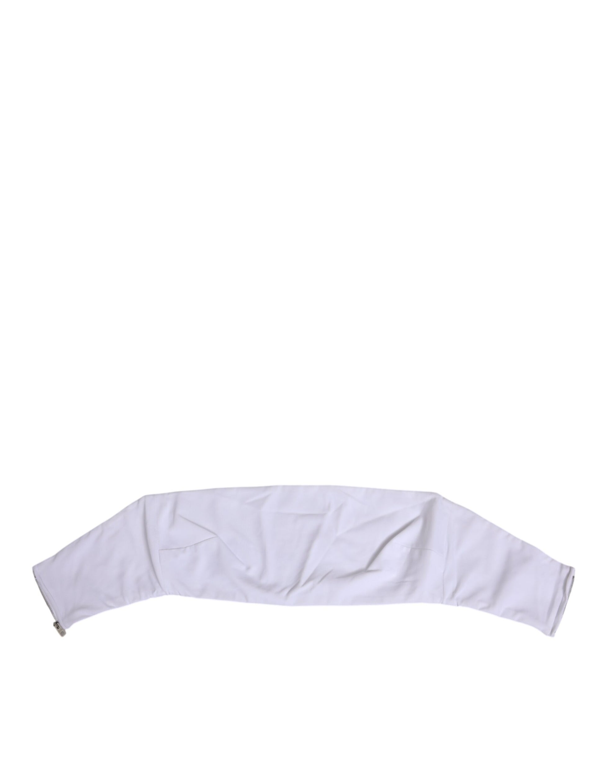 Dolce & Gabbana White Nylon Strapless Corset Top Underwear