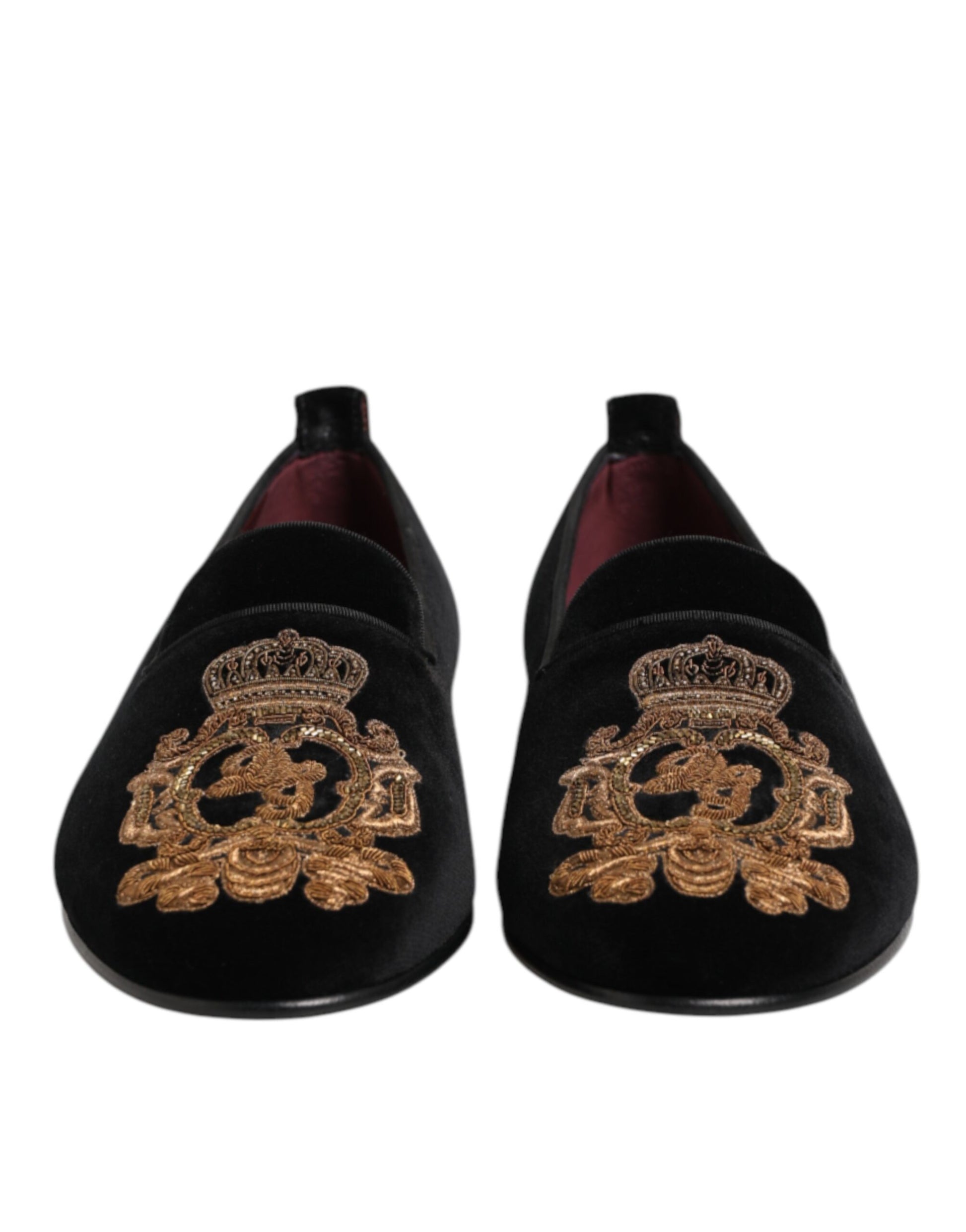 Dolce & Gabbana Black Slip On Loafers for Men detail view