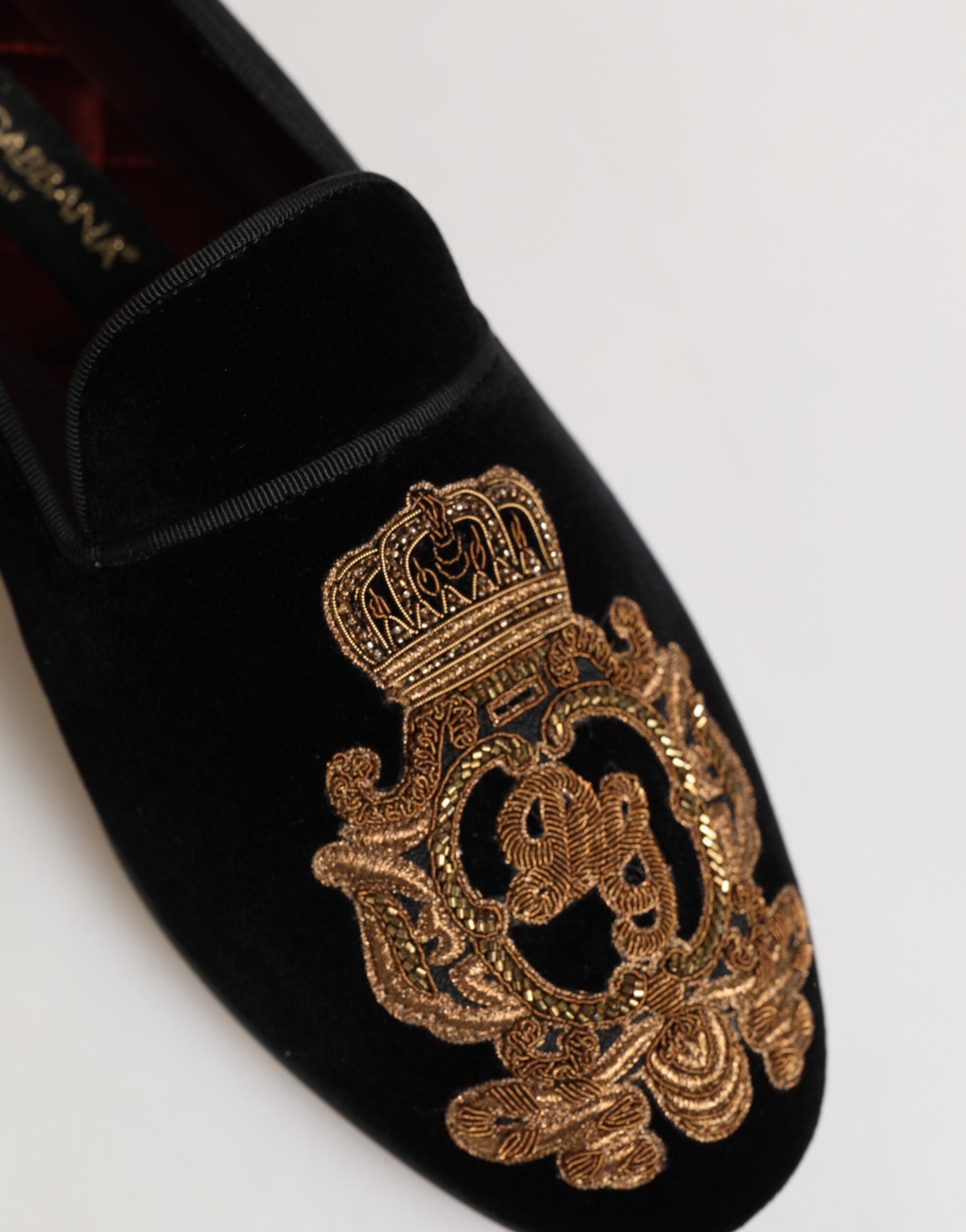 Dolce & Gabbana Black Slip On Loafers for Men additional view