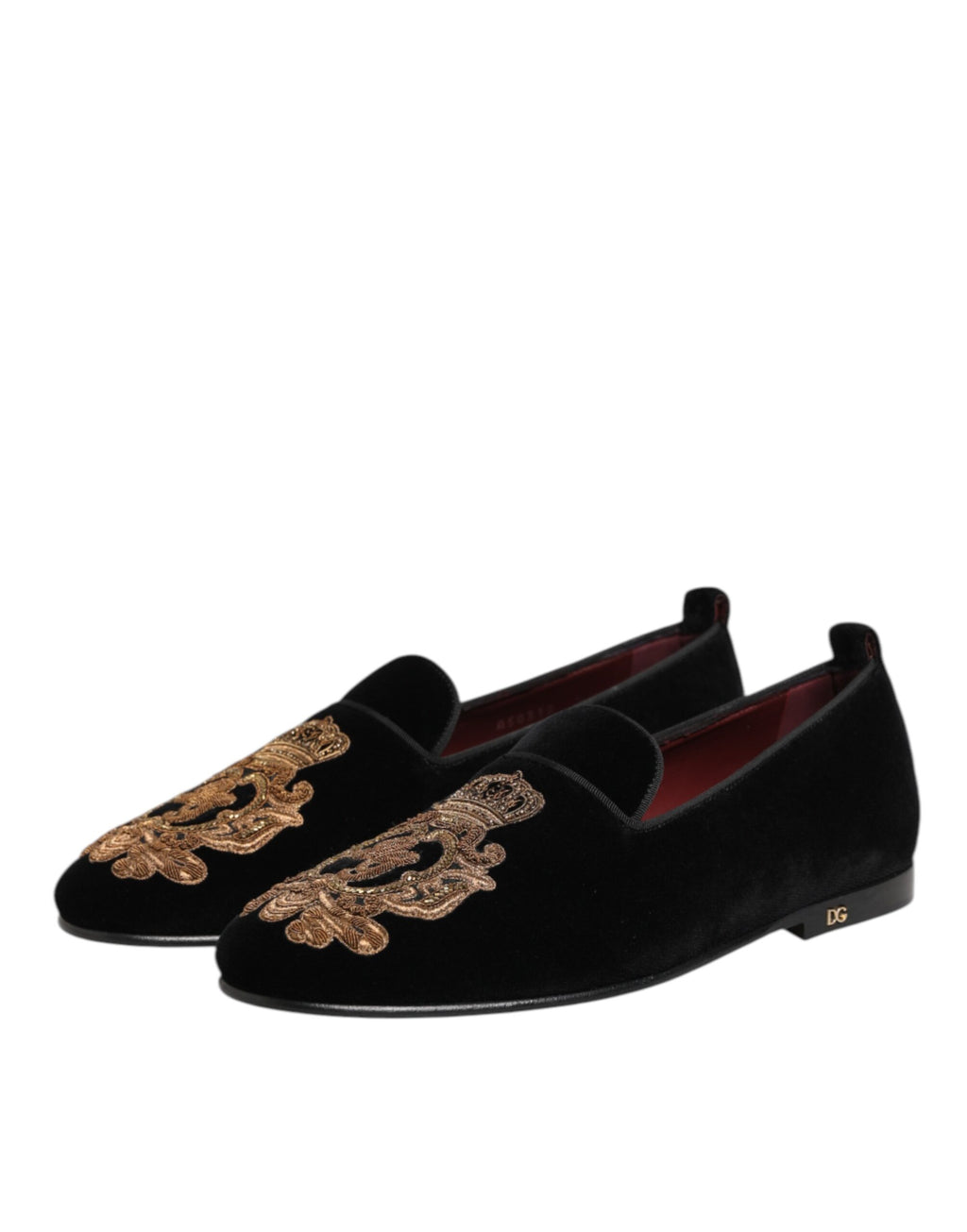 Dolce & Gabbana Black Slip On Loafers for Men additional view