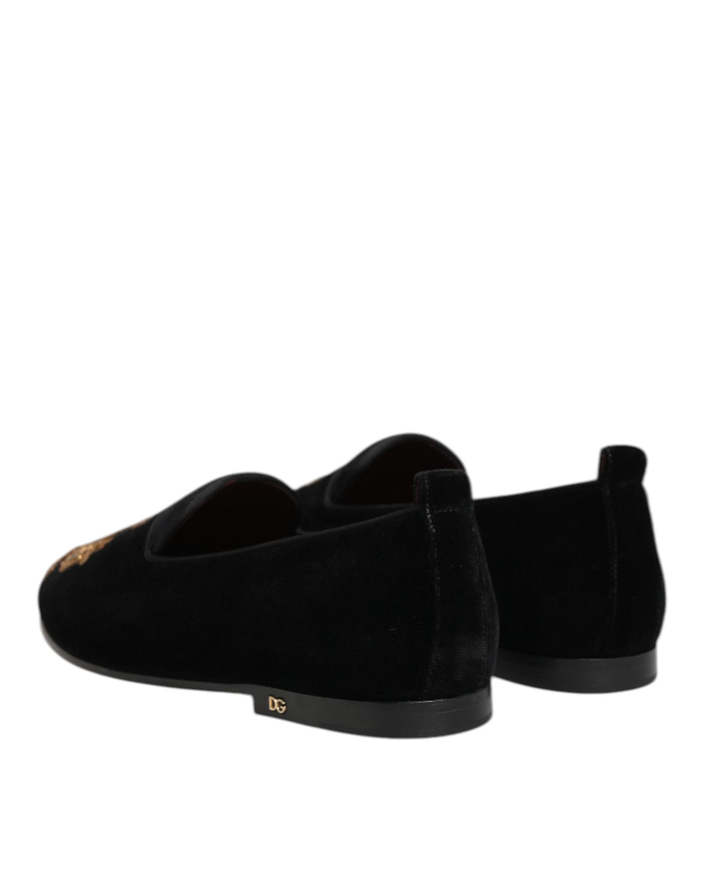Dolce & Gabbana Black Slip On Loafers for Men additional view