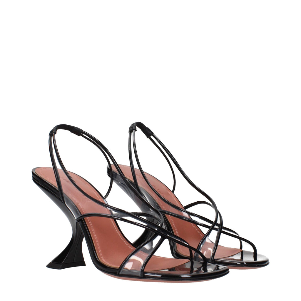 Amina Muaddi Black Stiletto Heels for Women alternate view