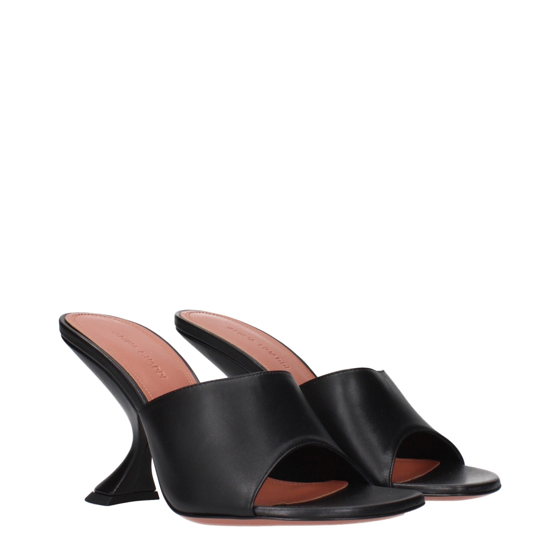 Amina Muaddi Black Stiletto Heels for Women alternate view