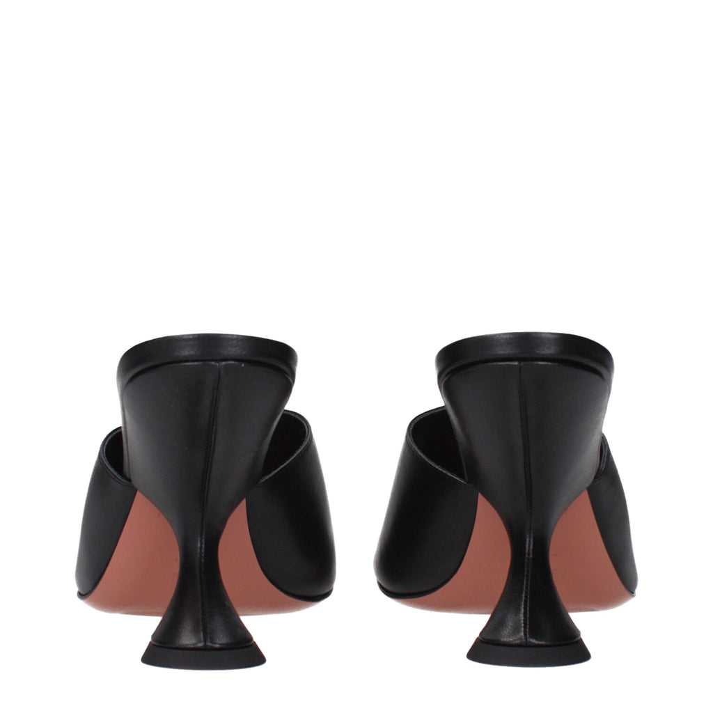 Amina Muaddi Black Stiletto Heels for Women additional view