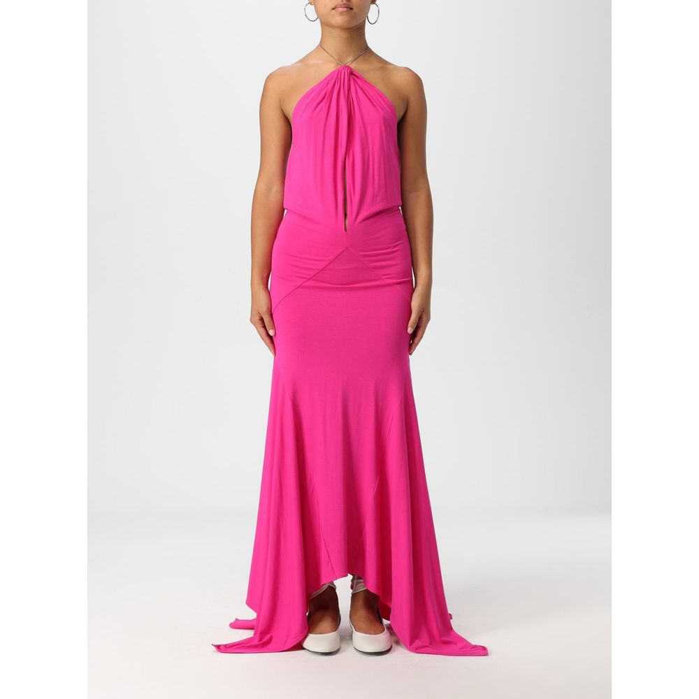 Robe de cocktail The Attico en jersey fuchsia