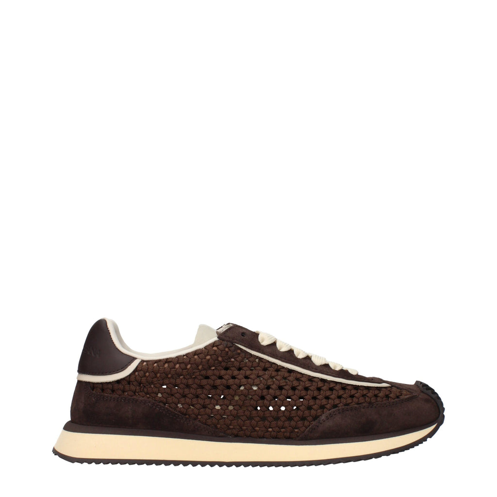 Dolce & Gabbana Brown Low Top Sneakers for Men