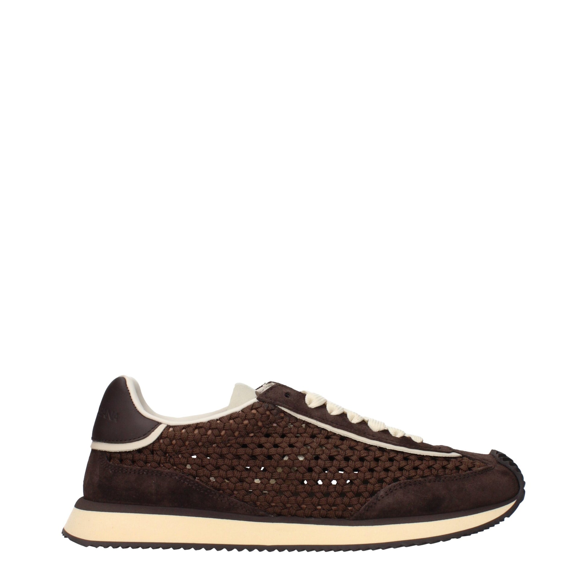 Dolce & Gabbana Brown Low Top Sneakers for Men