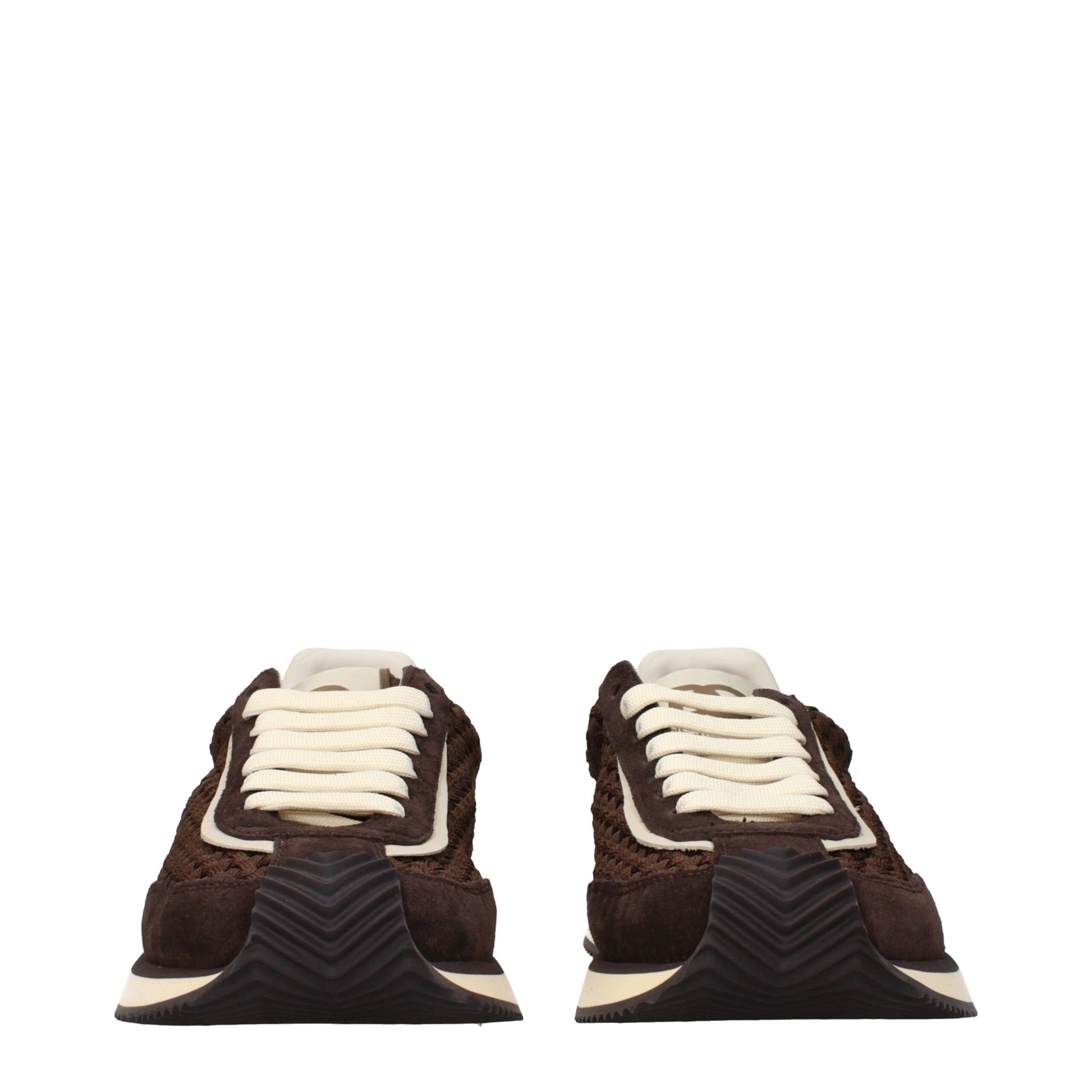 Dolce & Gabbana Brown Low Top Sneakers for Men detail view