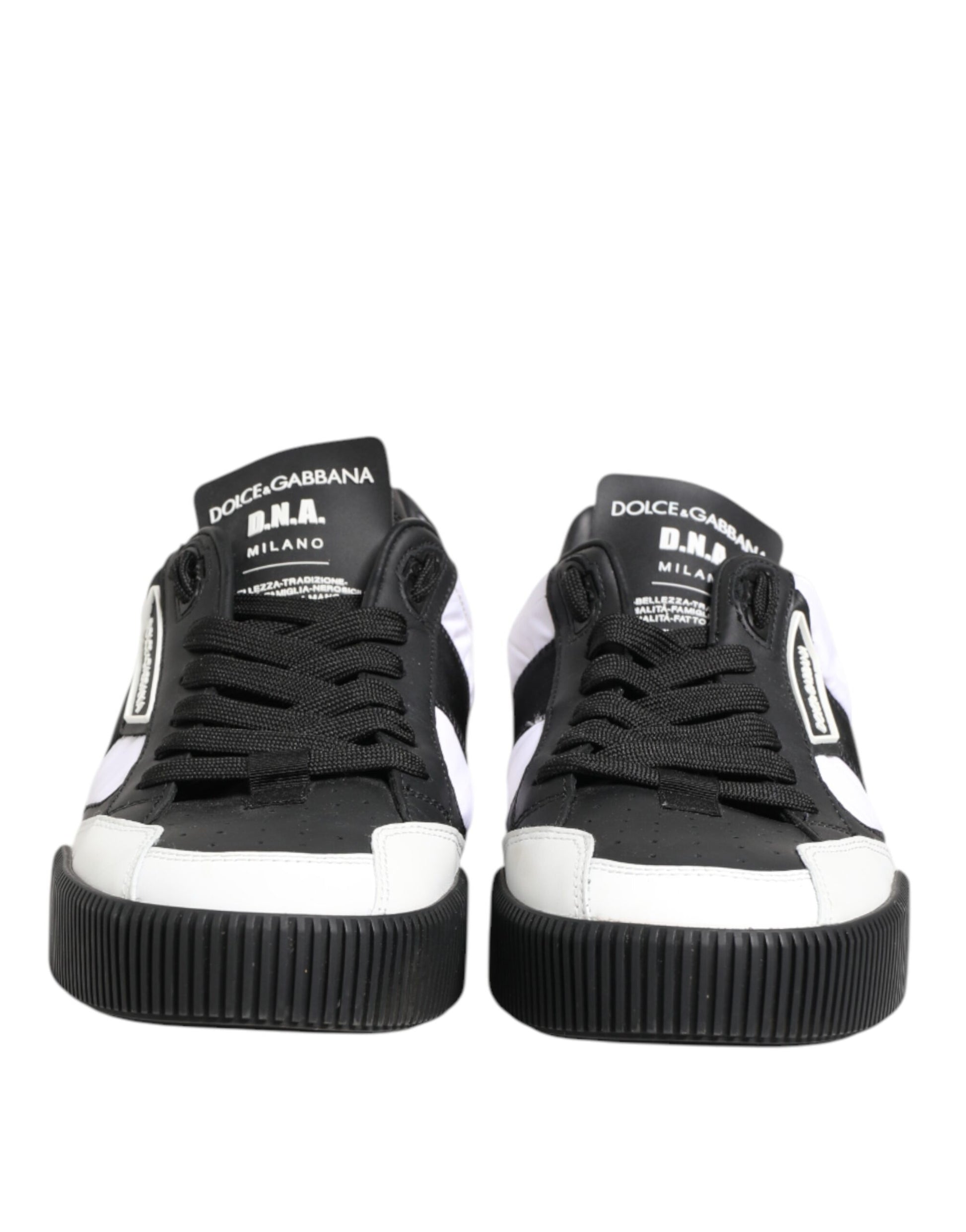 Dolce & Gabbana Black Low Top Sneakers for Men detail view