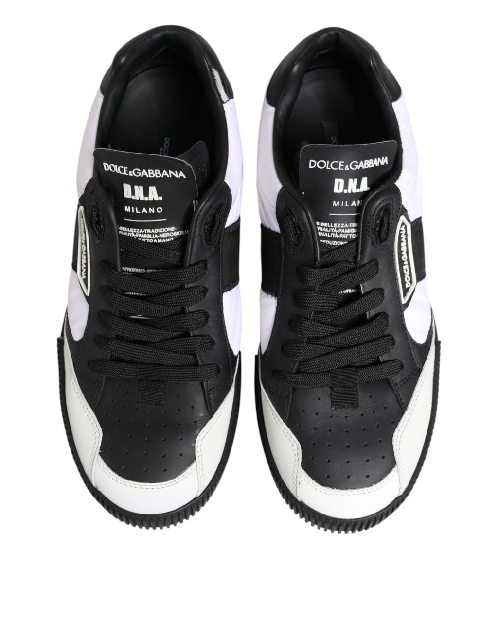 Dolce & Gabbana Black Low Top Sneakers for Men side view