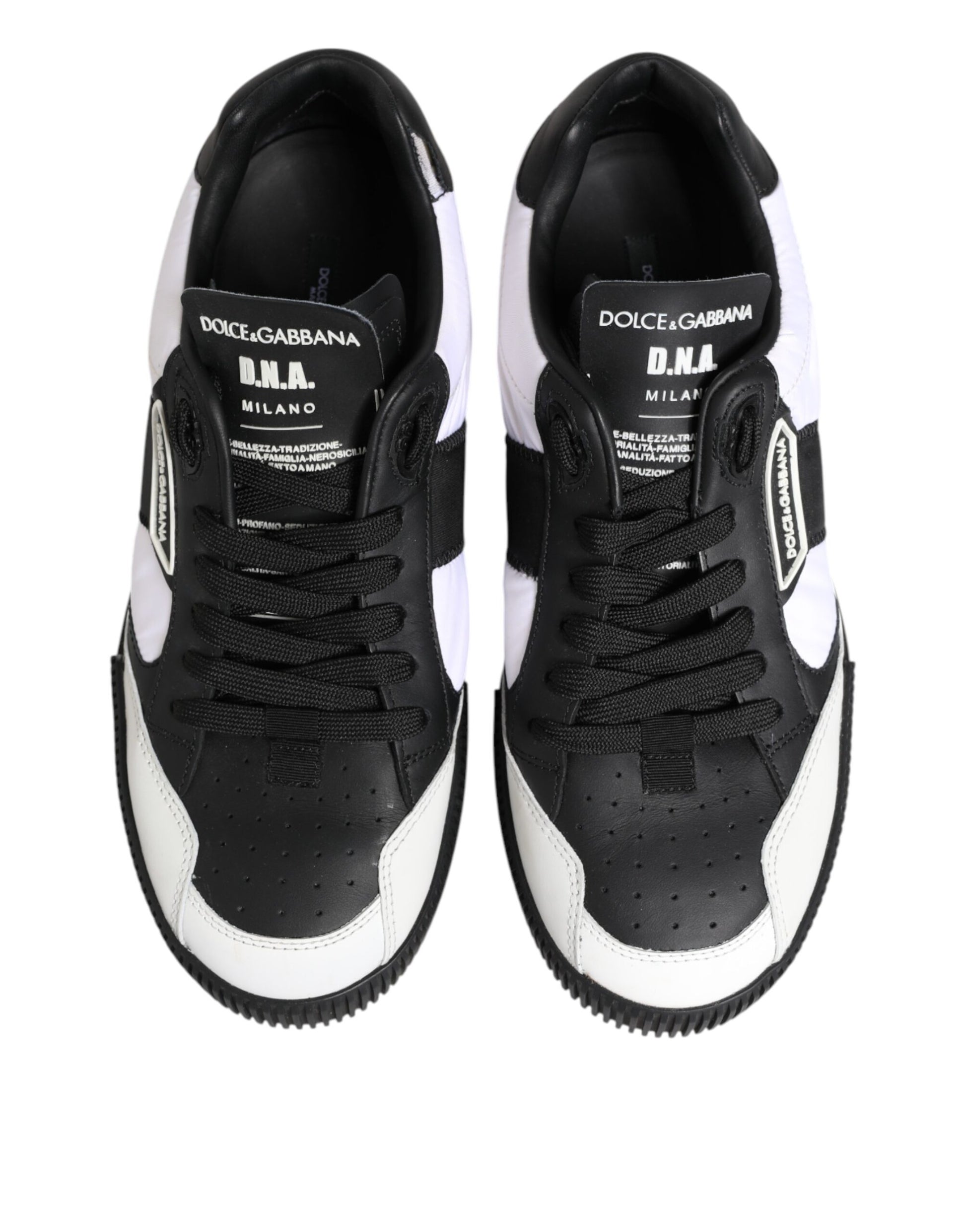 Dolce & Gabbana Black Low Top Sneakers for Men side view