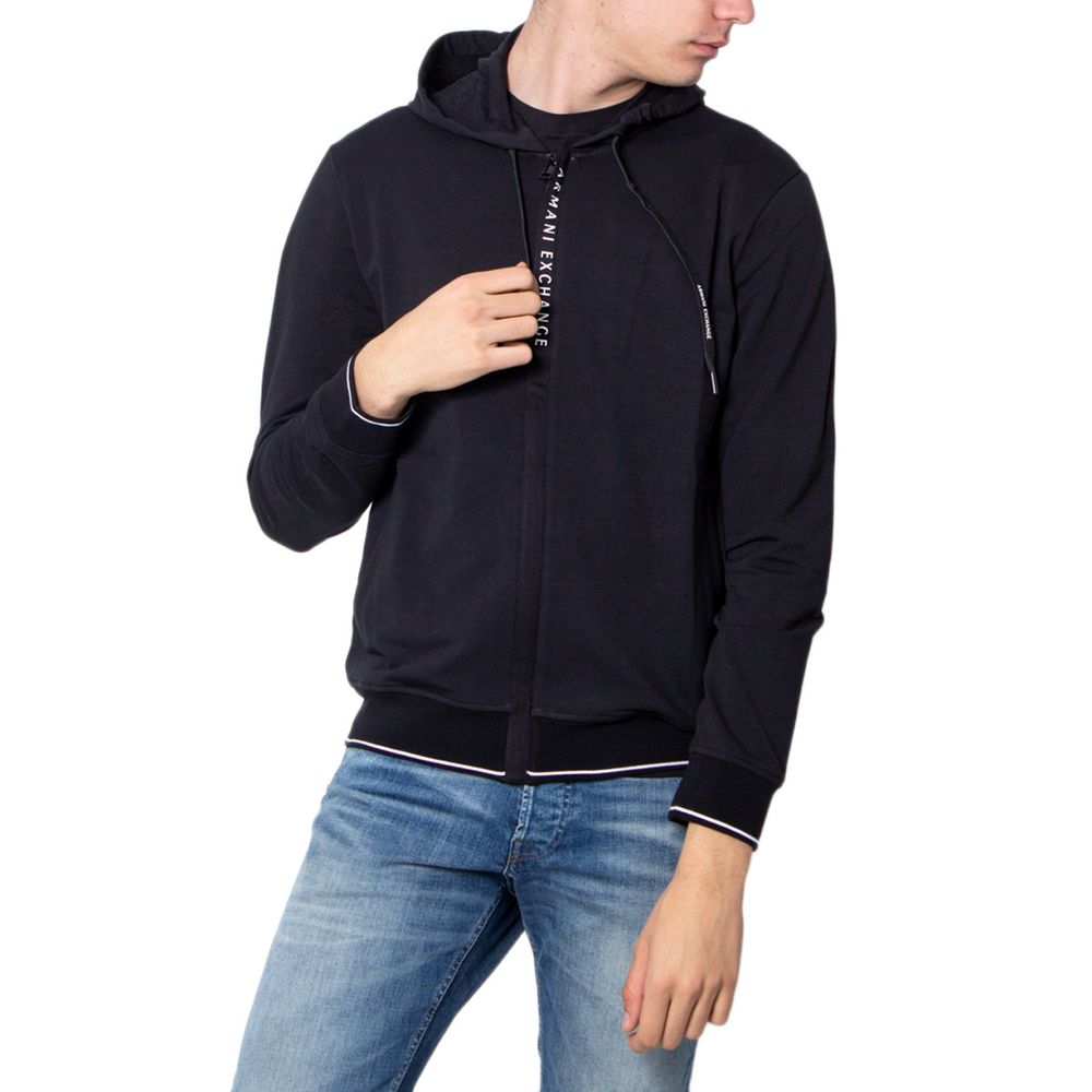 Armani Exchange Black Hoodie for Men