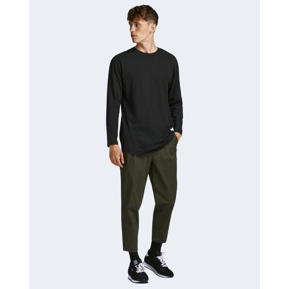 T-shirt Jack Jones à manches longues en coton noir