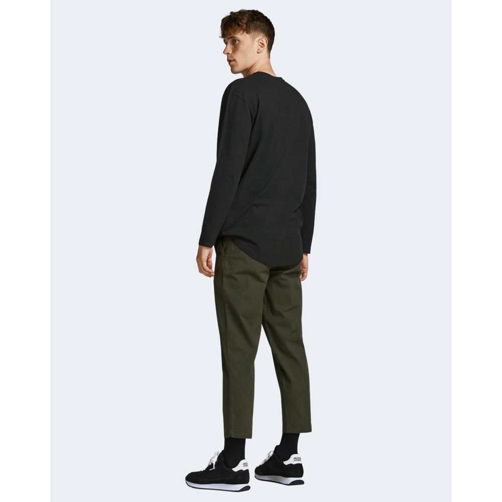 T-shirt Jack Jones à manches longues en coton noir