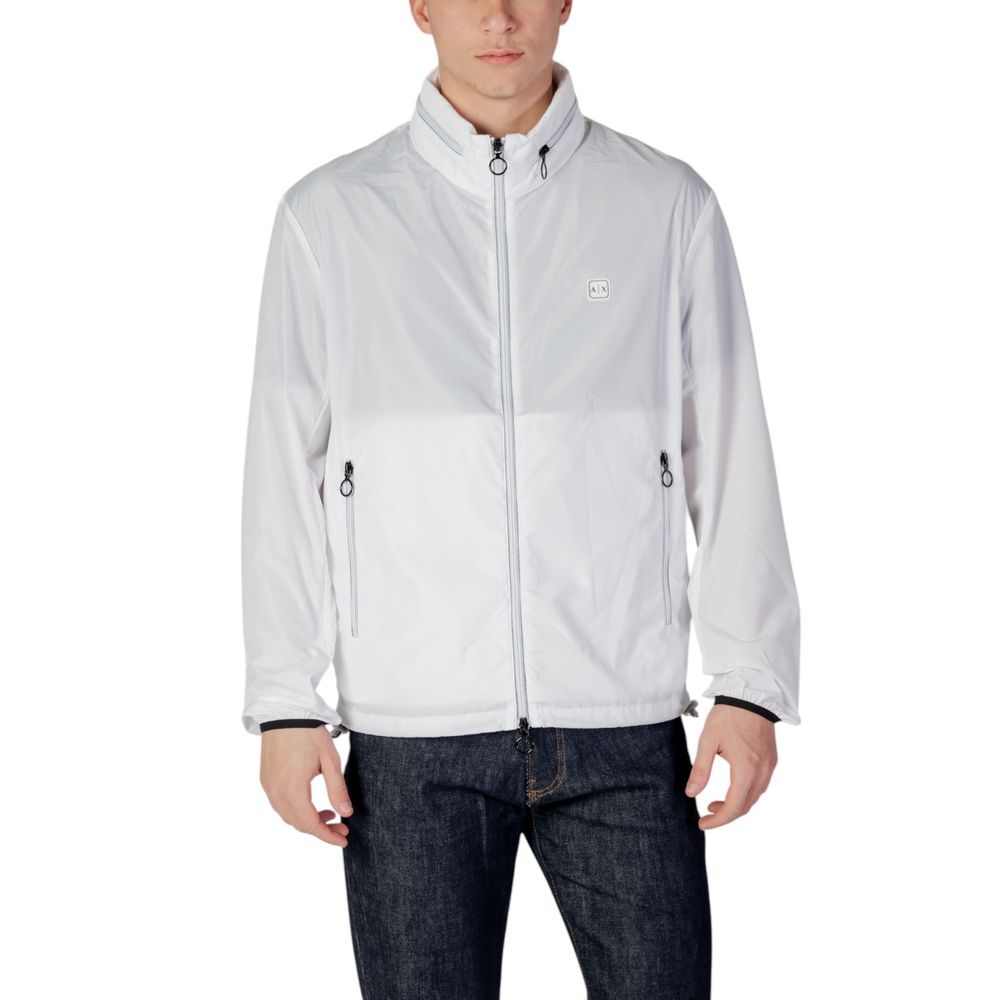 Armani Exchange White Shell Jacket for Men
