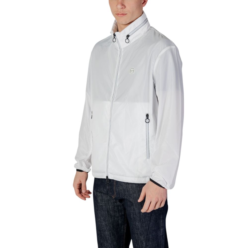 Armani Exchange White Shell Jacket for Men alternate view