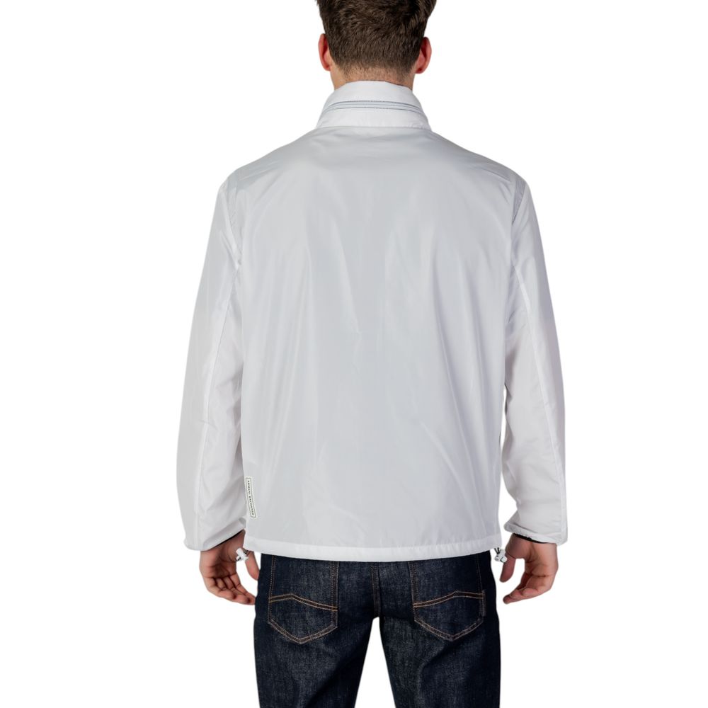 Armani Exchange White Shell Jacket for Men side view