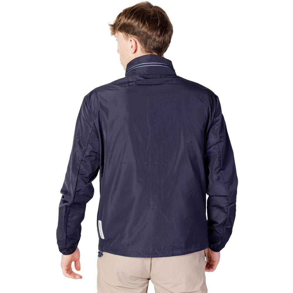 Veste Shell Armani Exchange en polyester bleu