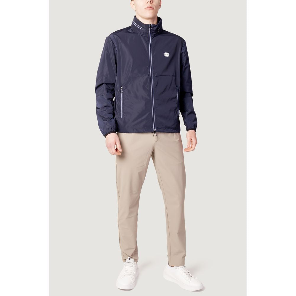 Veste Shell Armani Exchange en polyester bleu