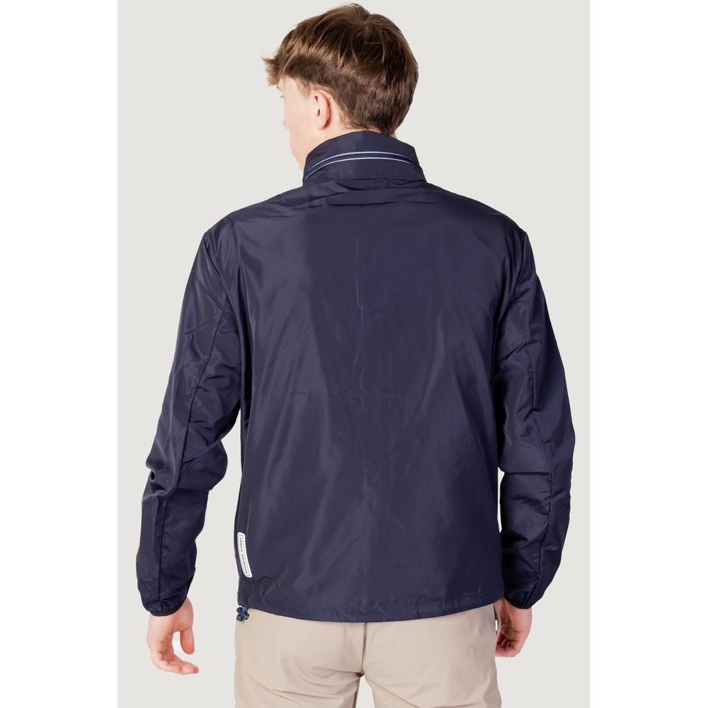 Veste Shell Armani Exchange en polyester bleu