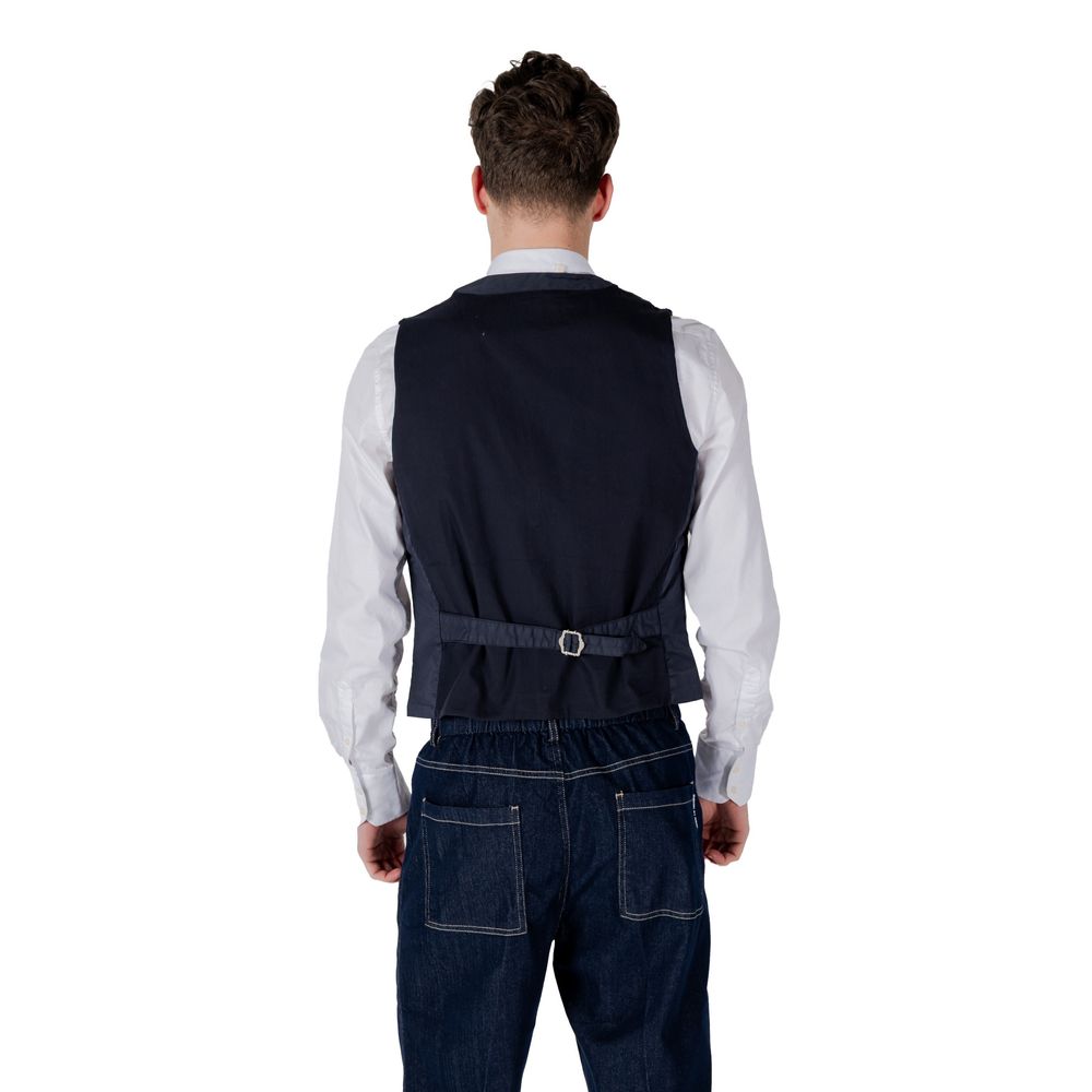Gianni Lupo Blue Waistcoats for Men alternate view