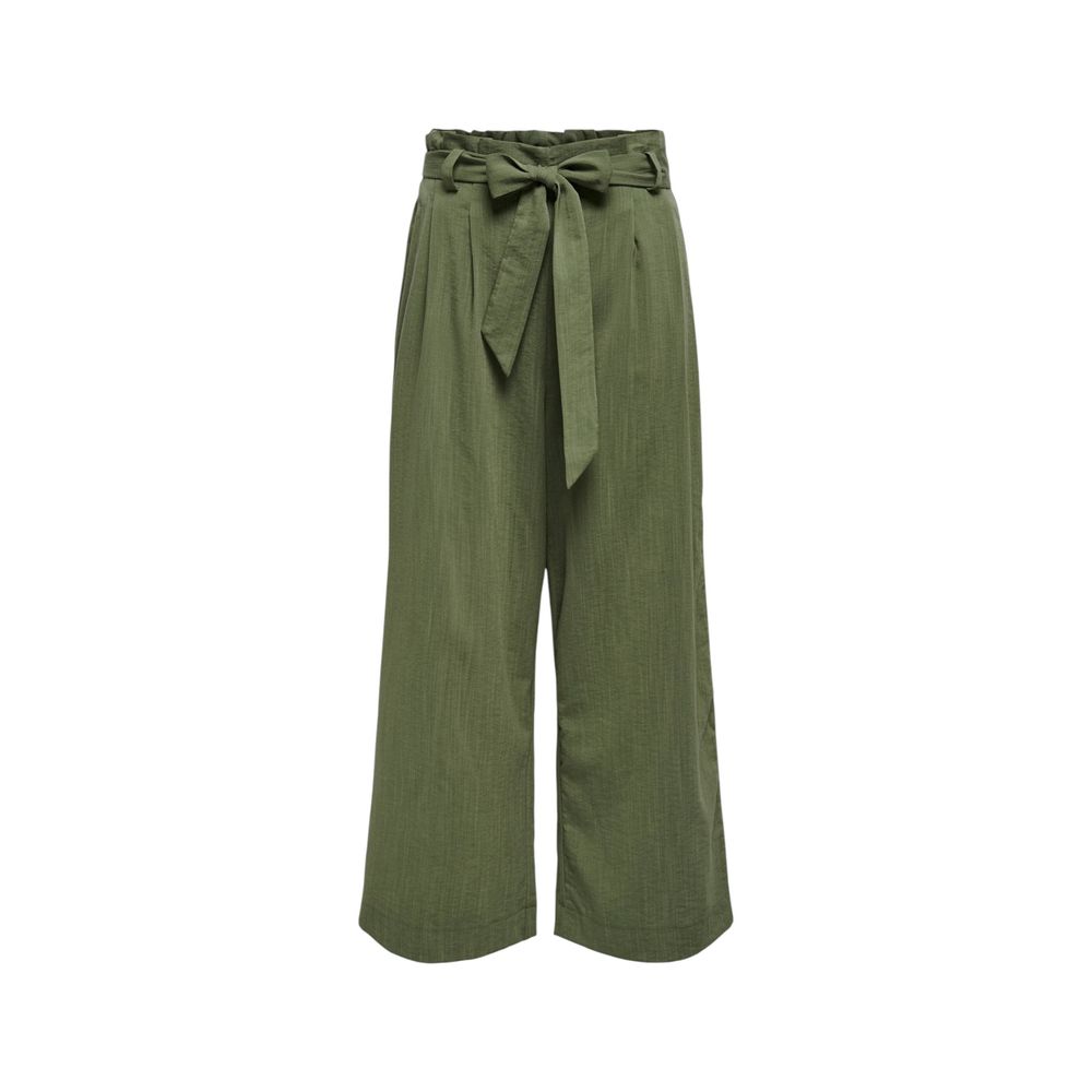 Only Green Casual Pants for Women