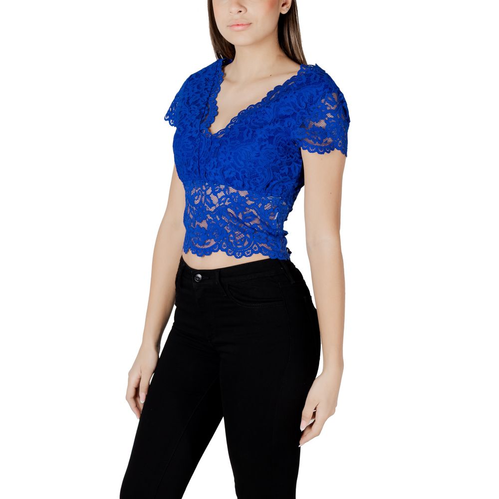Morgan De Toi Blue Tops for Women side view