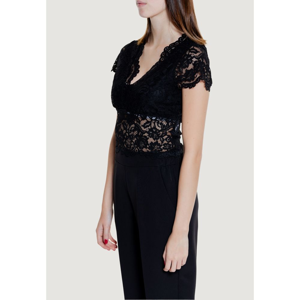 Morgan De Toi Black Polyamide Top
