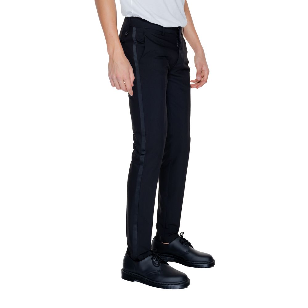 Antony Morato Black Dress Pants for Men side view