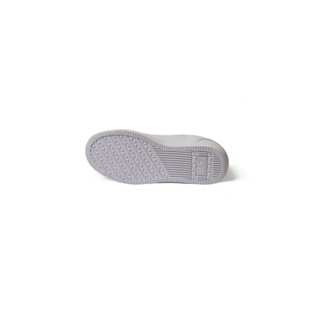 EA7 Emporio Armani White Athletic Sneakers for Men side view