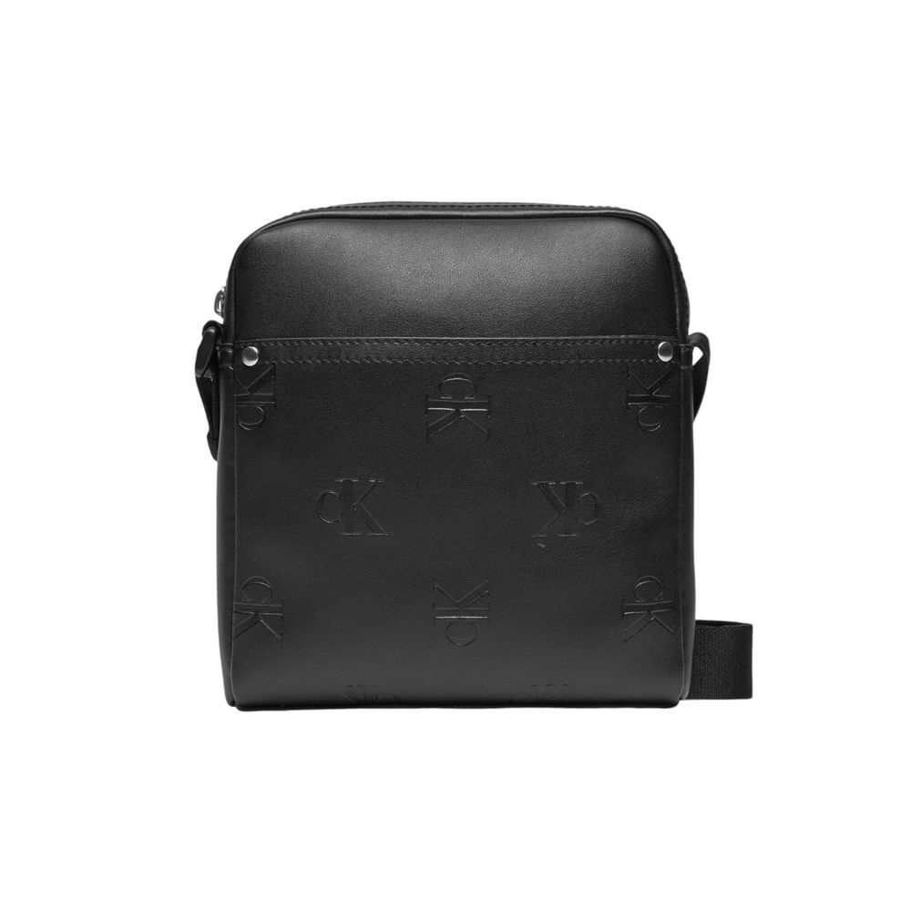 Sac bandoulière en polyéthylène noir Calvin Klein Jeans