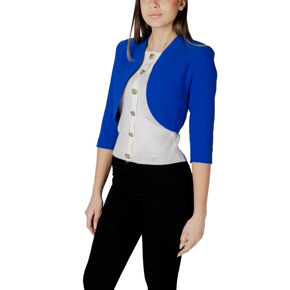 Morgan De Toi Blue Cloaks for Women side view