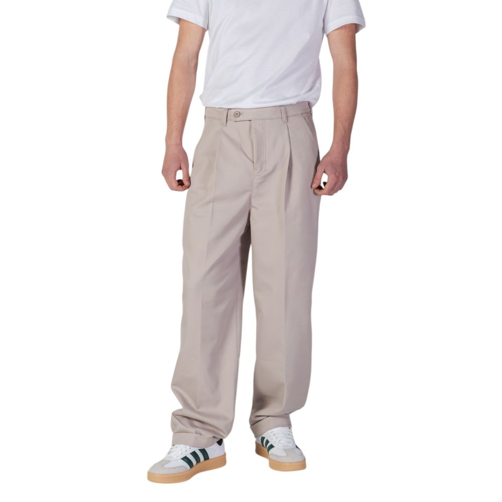 Pantalon décontracté Calvin Klein Jeans beige en polyester recyclé