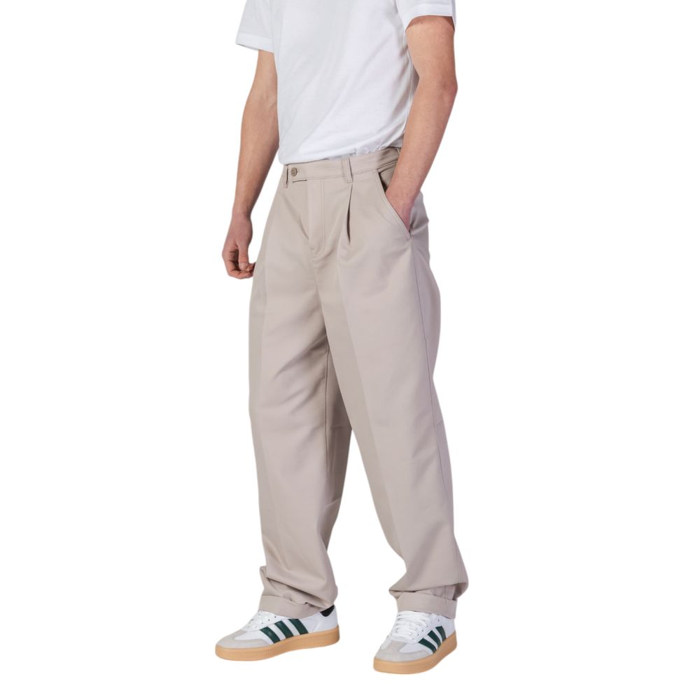 Pantalon décontracté Calvin Klein Jeans beige en polyester recyclé